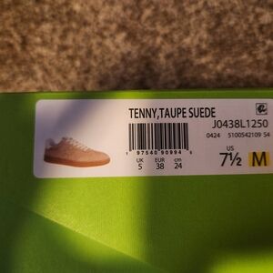 Sam Edelman Taupe Suede Sneakers